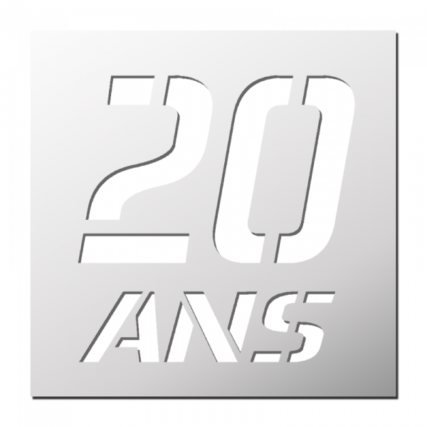 Pochoir Anniversaire 20 Ans 🎂
