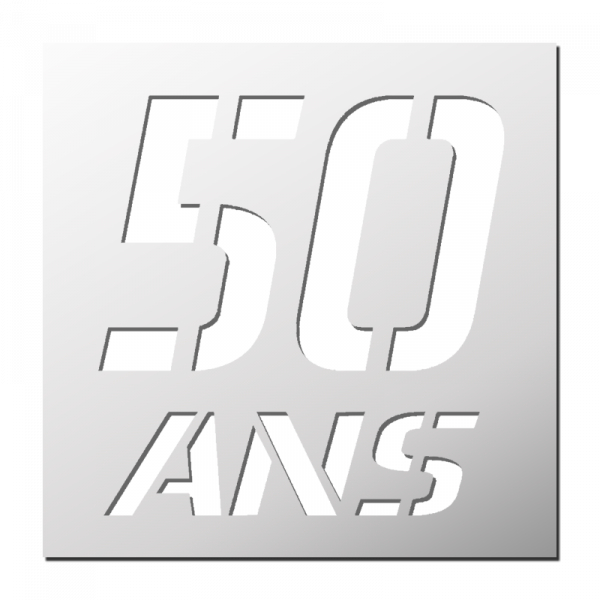 Pochoir Anniversaire 50 Ans 🎂