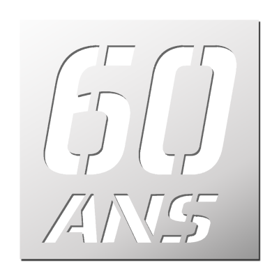 Pochoir Anniversaire 60 Ans 🎂