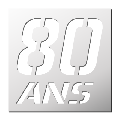 Pochoir Anniversaire 80 Ans 🎂