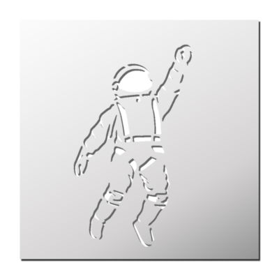 Pochoir Astronaute