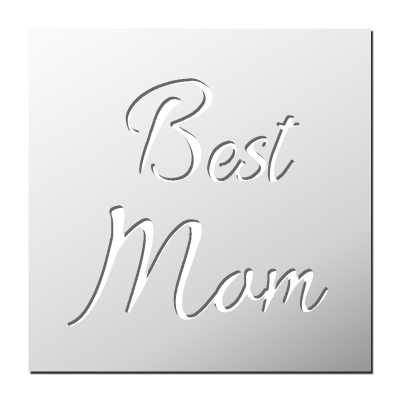 Pochoir Best Mom