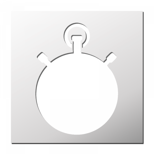 Pochoir Chronomètre