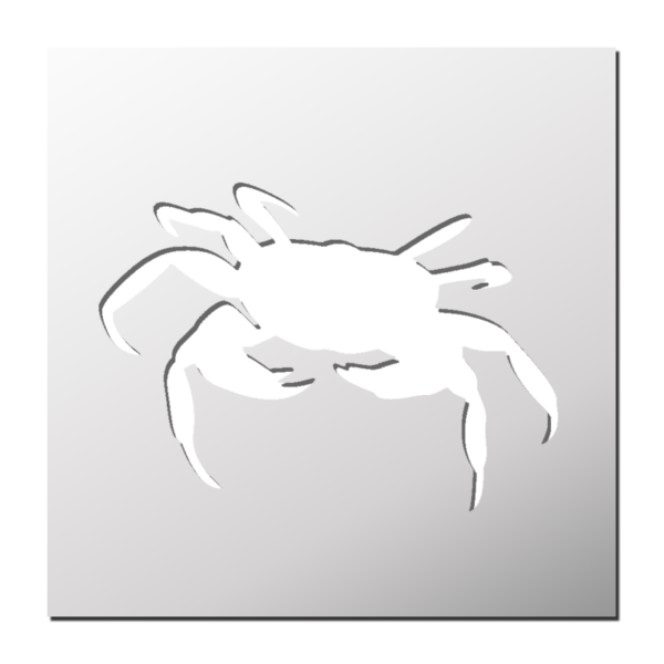 Pochoir Crabe