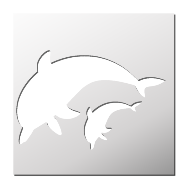 Pochoir Dauphins