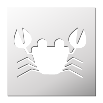 Pochoir Crabe
