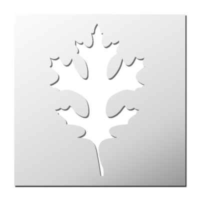 Pochoir Feuille de Chêne
