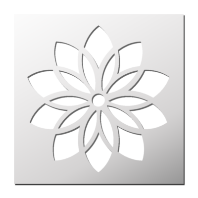 Pochoir Mandala