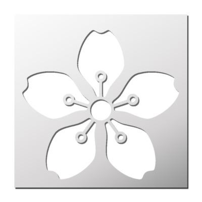 Pochoir Fleur