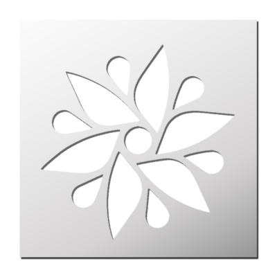 Pochoir Fleur