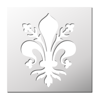 Pochoir Fleur de Lys