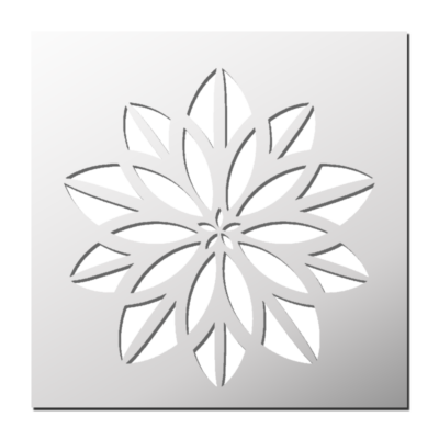 Pochoir Fleur Mandala