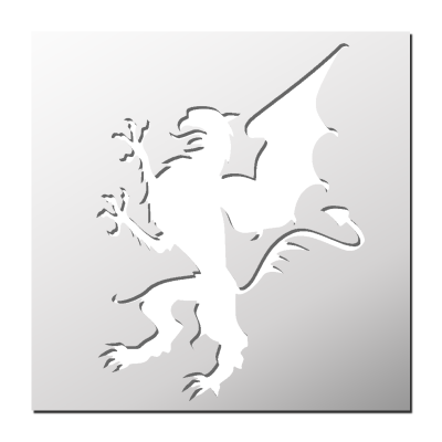 Pochoir Gargouille
