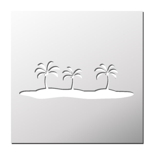 Pochoir Ile Palmiers