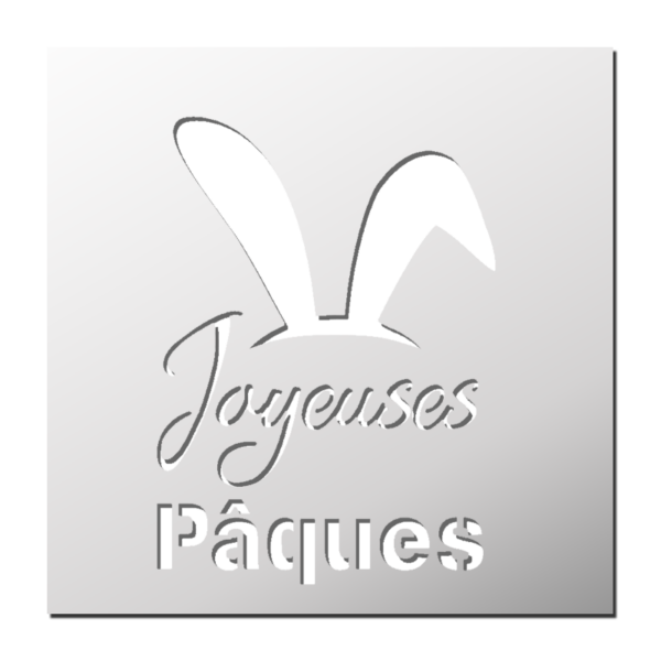 Pochoir Joyeuses Pâques
