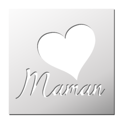 Pochoir Maman