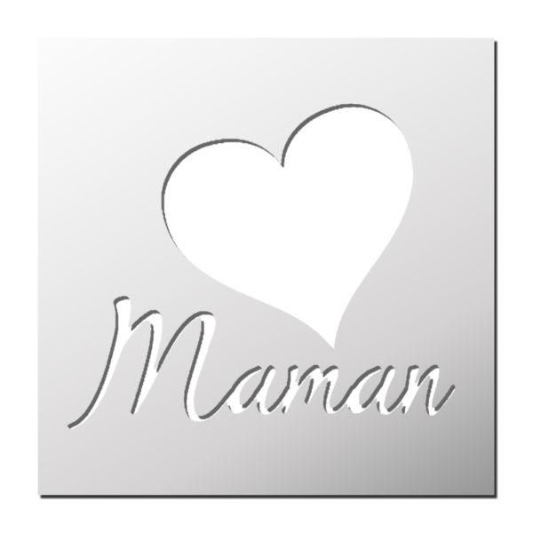 Pochoir Maman