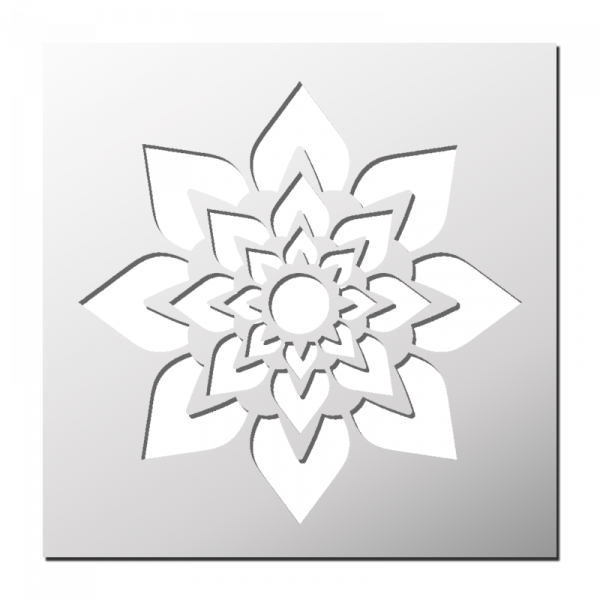 Pochoir Mandala