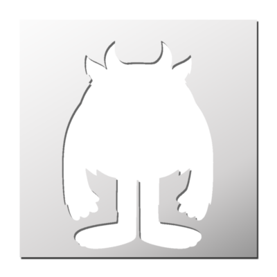 Pochoir Monstre