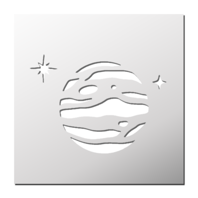Pochoir Planète