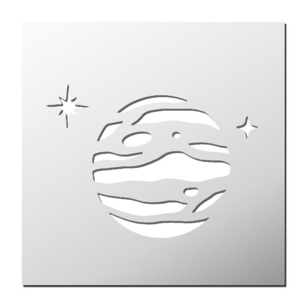 Pochoir Planète