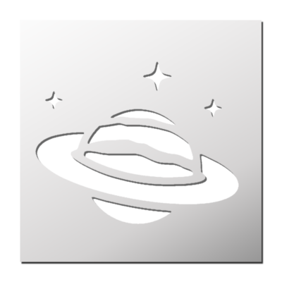 Pochoir Planète Saturne
