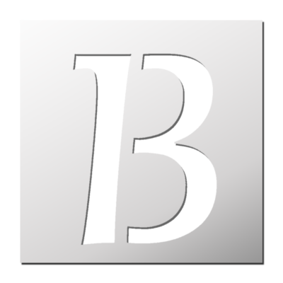 Pochoir Lettre B