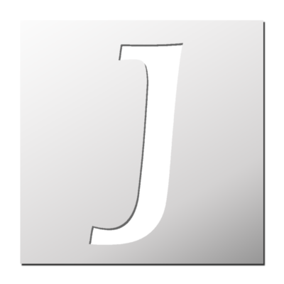 Pochoir Lettre J