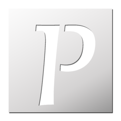 Pochoir Lettre P