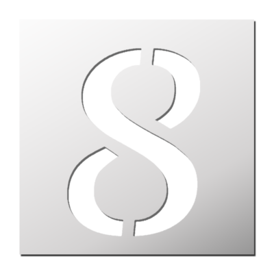 Pochoir Chiffre 8