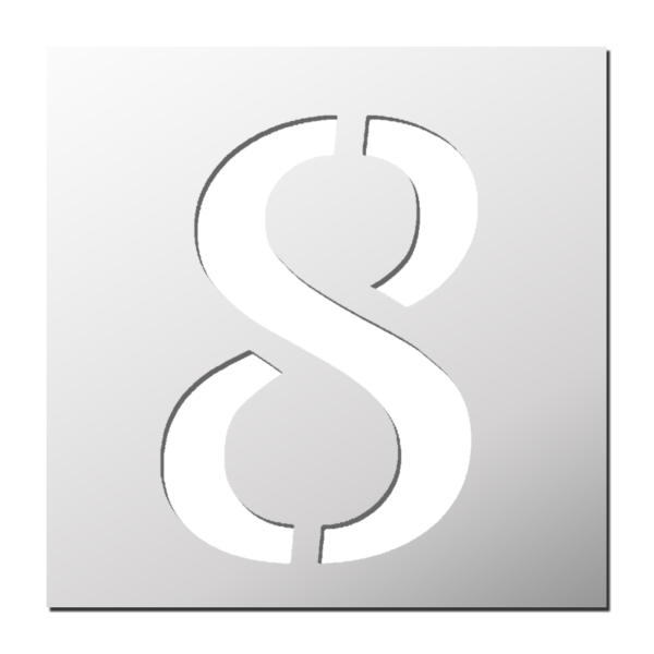Pochoir Chiffre 8