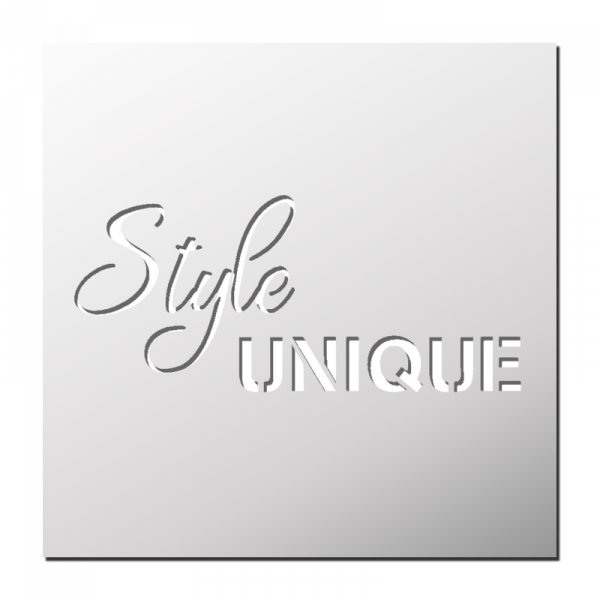 Pochoir Style unique