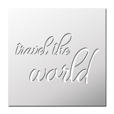 Pochoir Travel the World