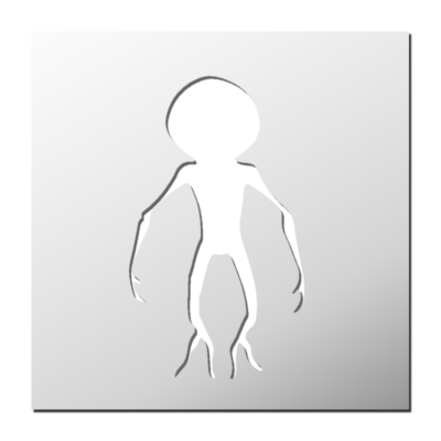 Pochoir Alien
