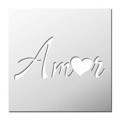 Pochoir Amor