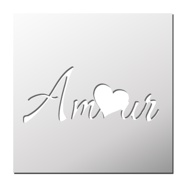 Pochoir Amour