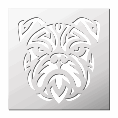 Pochoir Bulldog