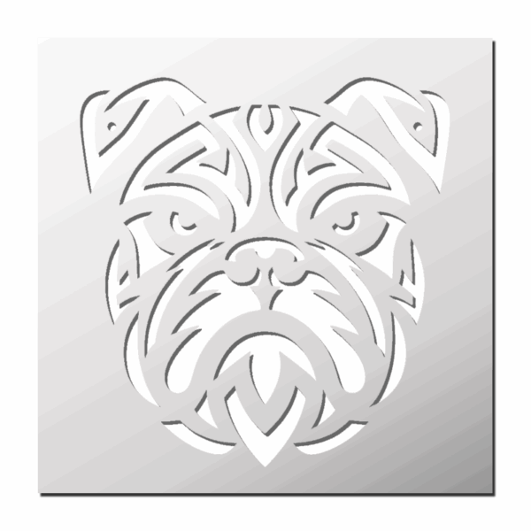 Pochoir Bulldog