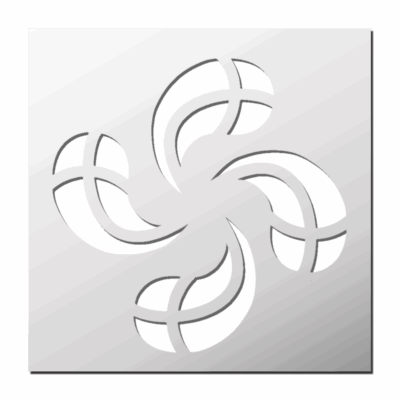 Pochoir Croix Basque
