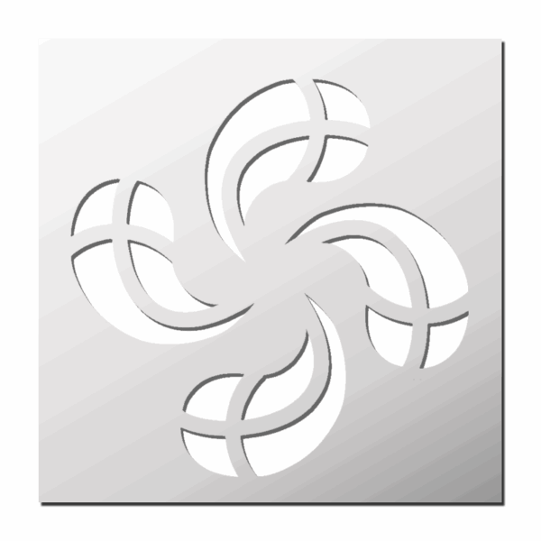 Pochoir Croix Basque