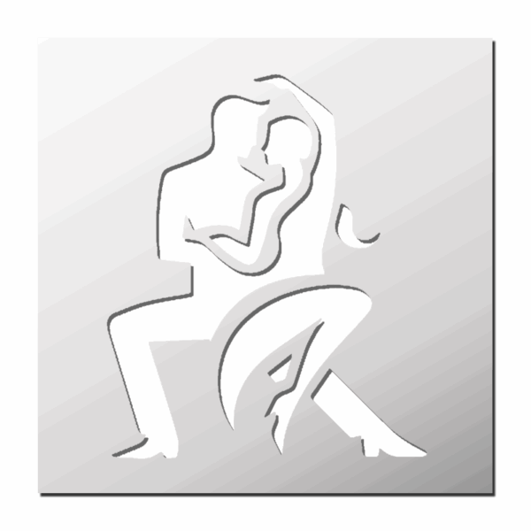 Pochoir Danseurs