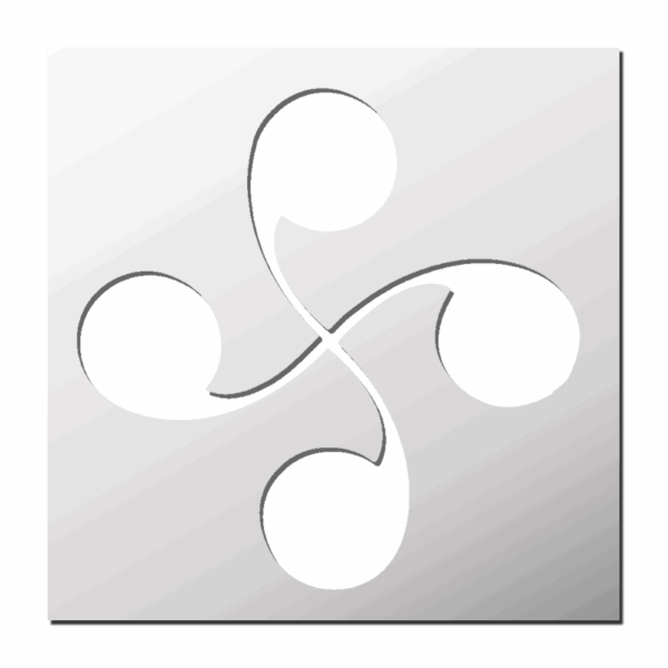 Pochoir Croix Basque