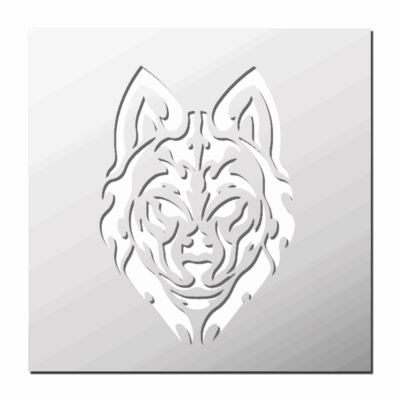 Pochoir Loup