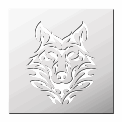 Pochoir Loup