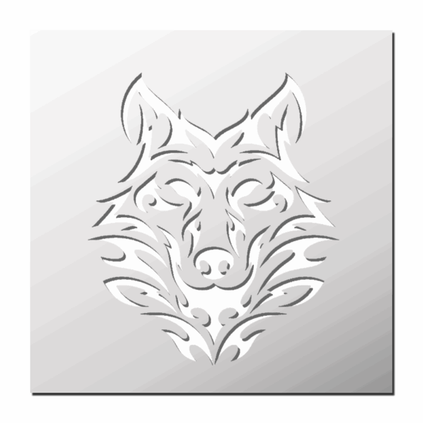 Pochoir Loup