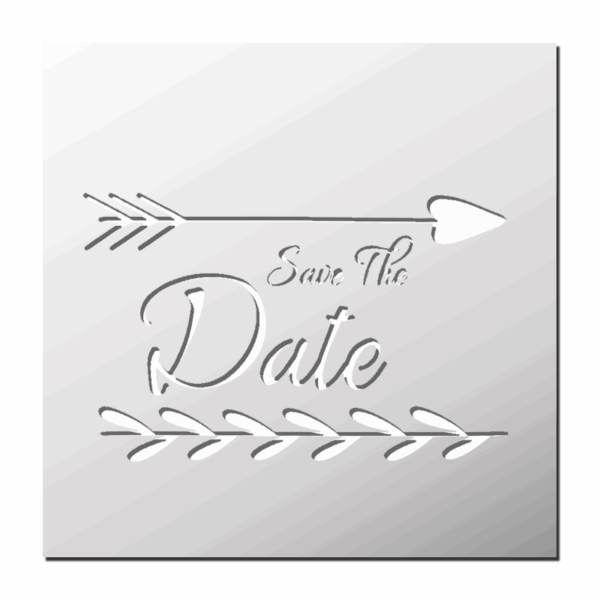 Pochoir Save the Date