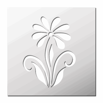 Pochoir Fleur