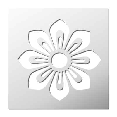 Pochoir Fleur