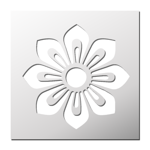 Pochoir Fleur