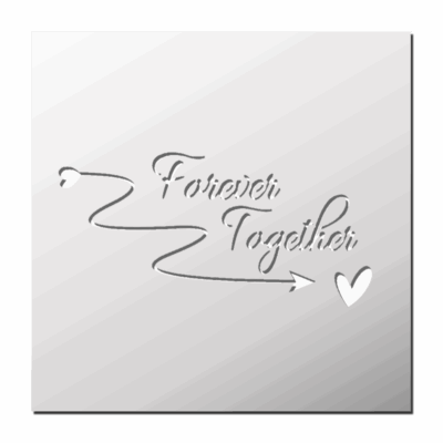 Pochoir Forever Together